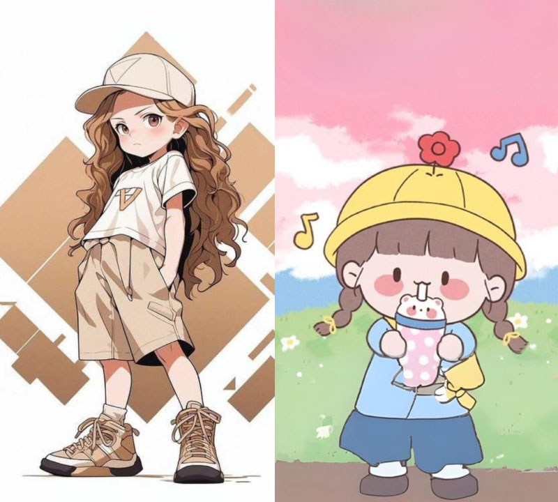 Ảnh chibi cô gái ngọt ngào mà bạn nên tải ngay