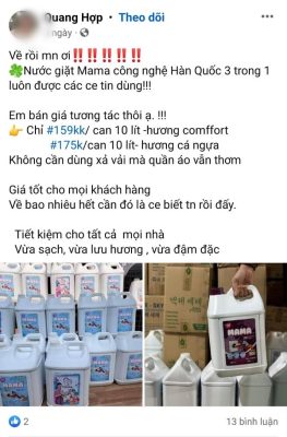 Ma trận nước giặt “siêu rẻ”: Bài 1 – Tung hoành khắp “chợ mạng”