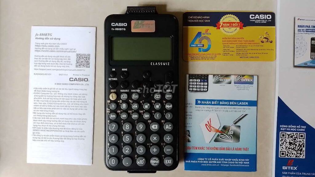 Cách phân tích thừa số nguyên tố trên máy tính Casio 880 BTG