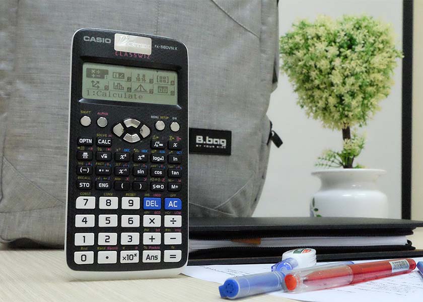 Cách phân tích thừa số nguyên tố trên máy tính Casio 580VNX