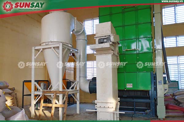 Máy sấy lúa bằng công nghệ máy sấy tháp