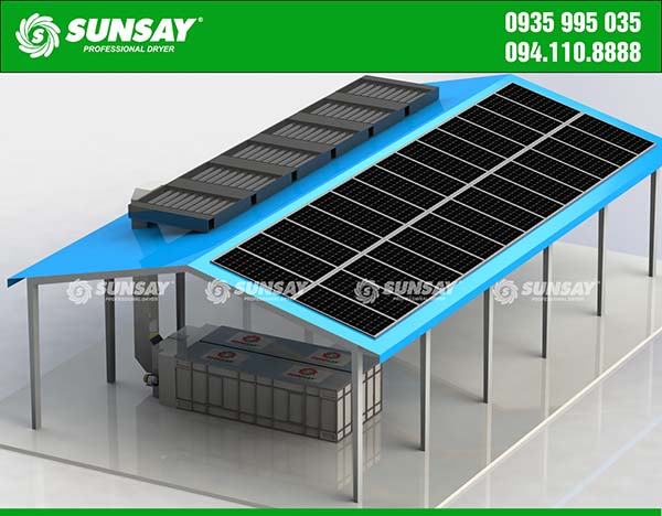 Máy sấy nông sản năng lượng mặt trời