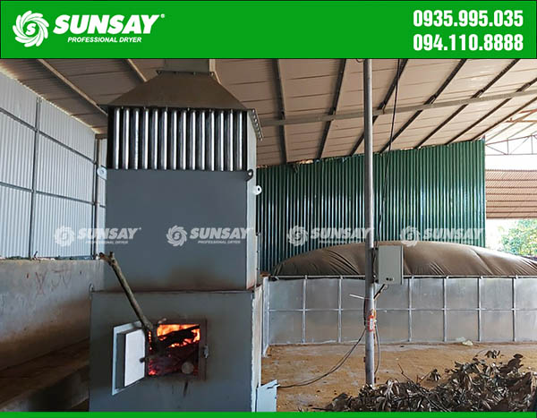 Máy sấy vĩ ngang lắp đặt tại Sơn La