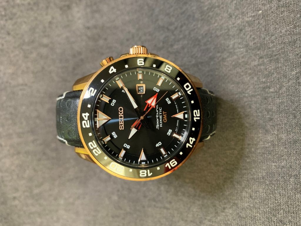 Seiko Sportura GMT SUN028P1 dial