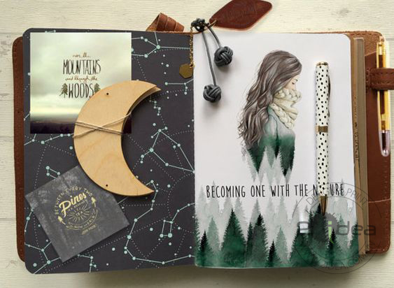 Mẫu sổ tay cá tính thiết kế in ấn theo yêu cầu