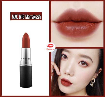 Son MAC Marrakesh 646 Màu Đỏ Gạch – Matte