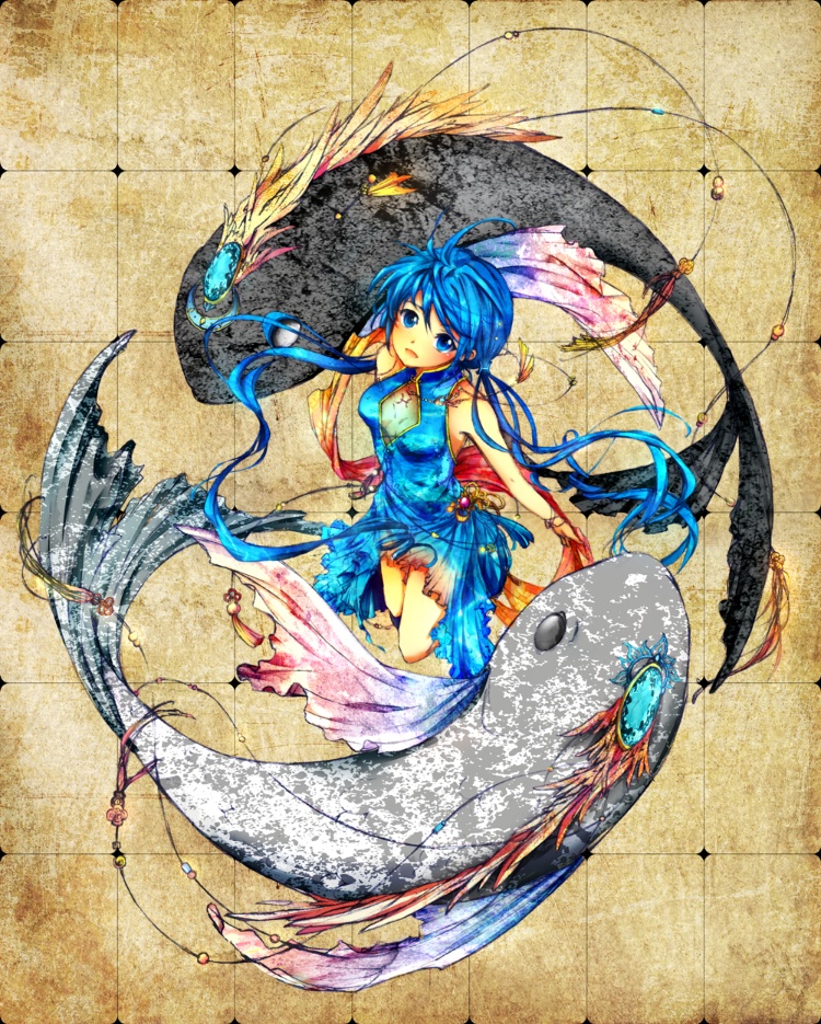 Hình ảnh cung Song Ngư anime độc đáo, nghệ thuật