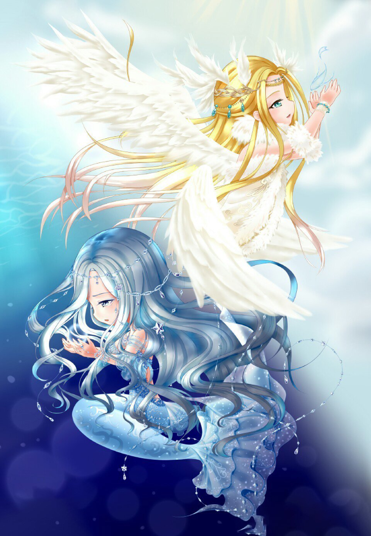 Hình ảnh cung Song Ngư anime đáng yêu