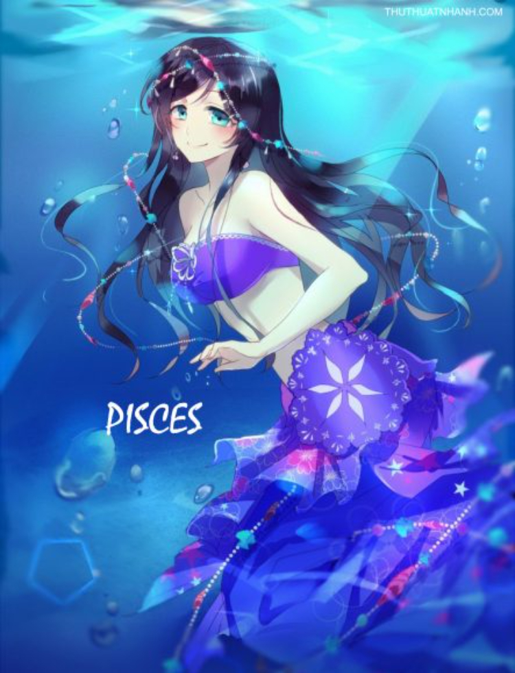 Hình ảnh cung Song Ngư anime cute