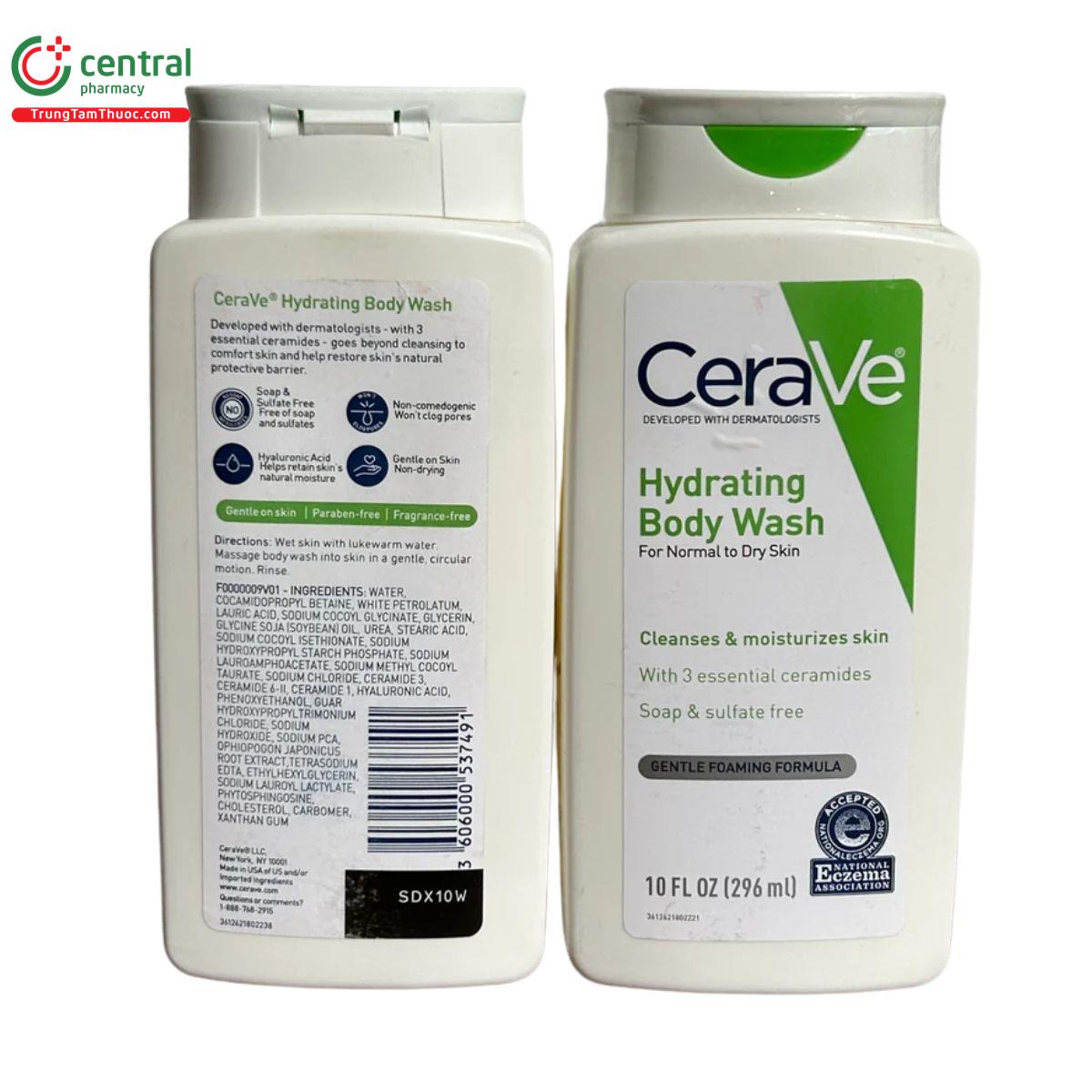 sua tam cerave hydrating body wash 6 L4558