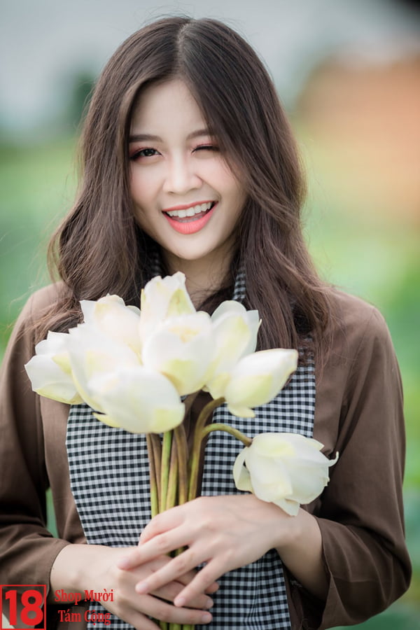 Gái Xinh Quê Mặc áo Bà Ba (3)