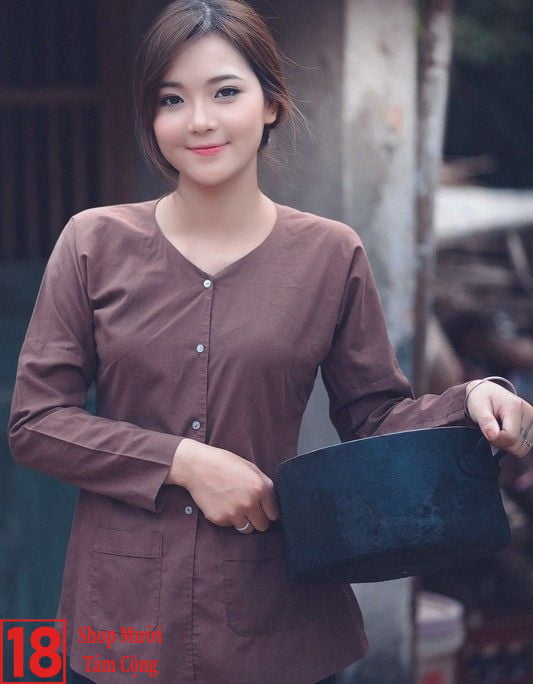 Gái Xinh Quê Miền Nam Mặc áo Bà Ba (1)