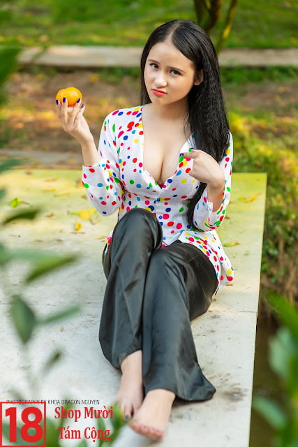 Gái Xinh Miền Tây Mặc áo Bà Ba (1)