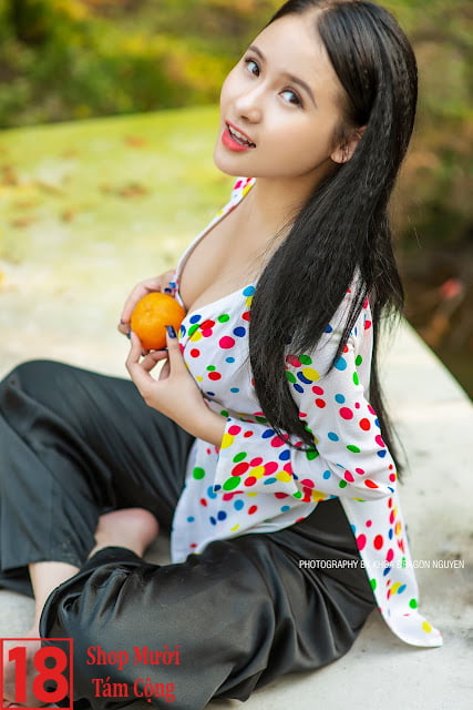 Gái Xinh Miền Tây Mặc áo Bà Ba (3)