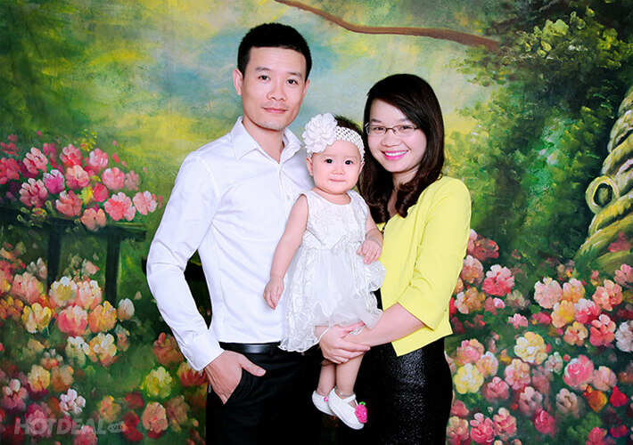 Cách tạo dáng chụp ảnh gia đình 3 người