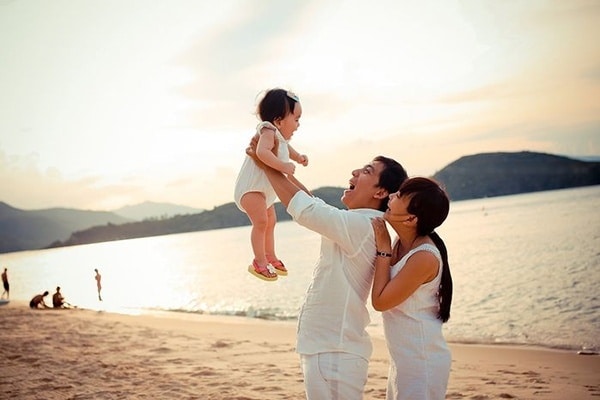 chụp hình gia đình đẹp