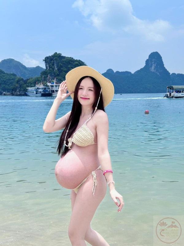 Ảnh Thị Nhung mặc bikini 1