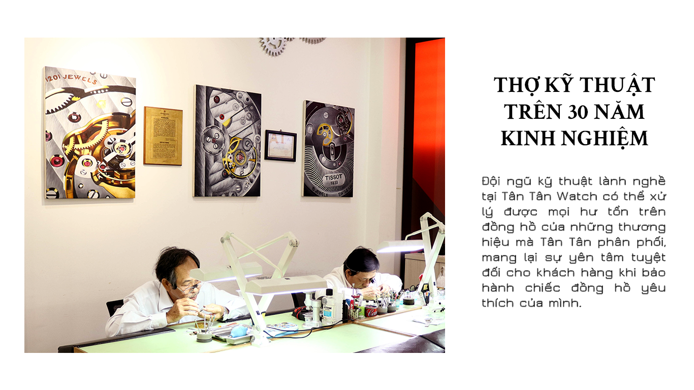 Thay kính đồng hồ chuẩn tại Tân Tân Watch