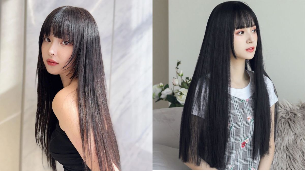 Tóc hime hợp với mặt nào