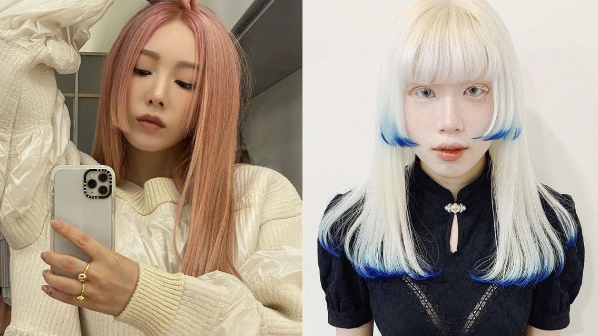 Kiểu tóc hime nhuộm