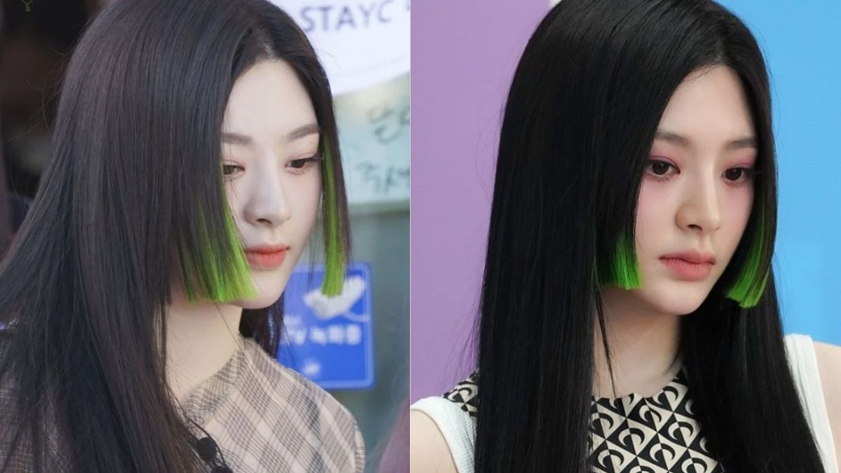 Tóc mái hime nhuộm chân