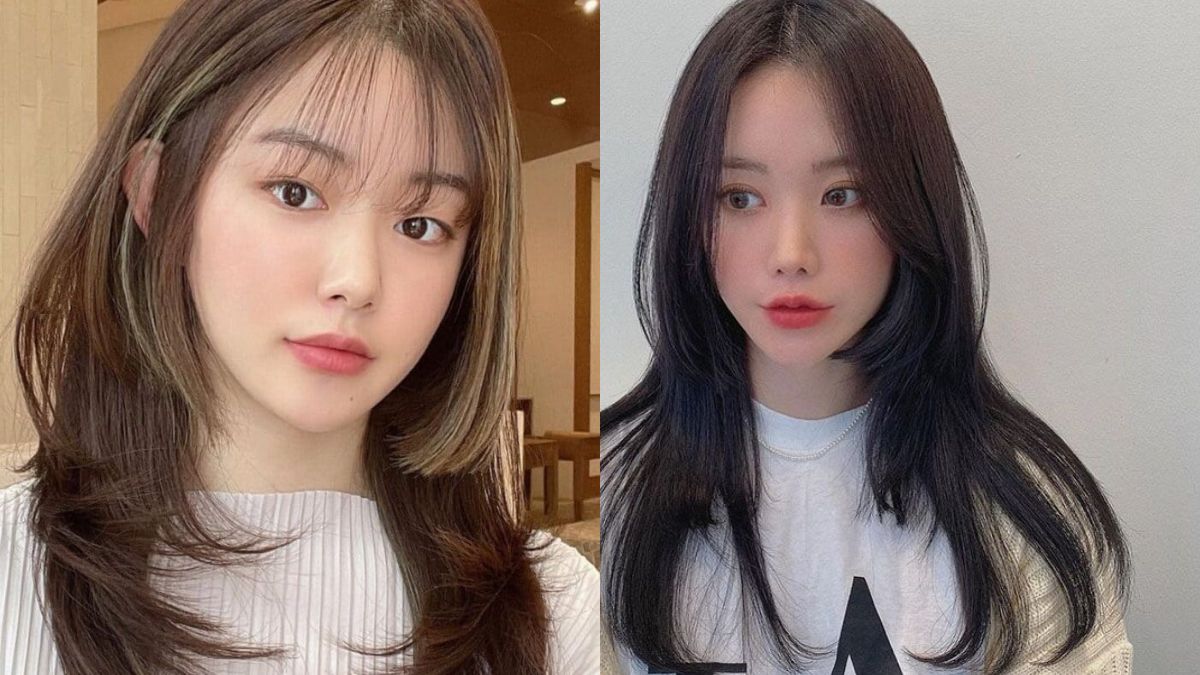 Kiểu tóc hime layer dài