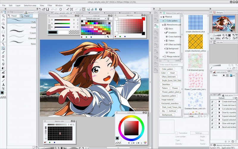 Ứng dụng vẽ tranh anime Clip Studio Paint