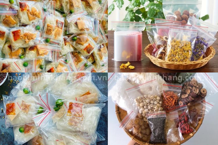 Túi chỉ đỏ trong bảo quản thực phẩm