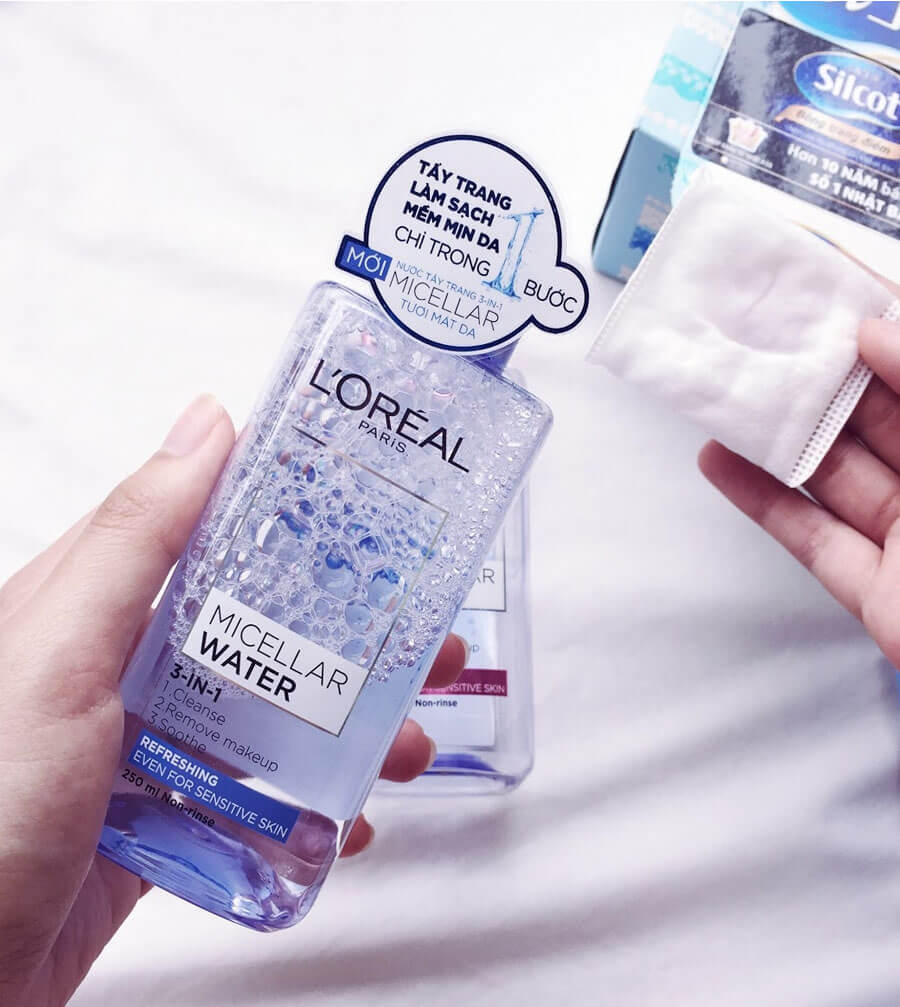 Nước Tẩy Trang Loreal Tươi Mát 3-in-1 Micellar Water