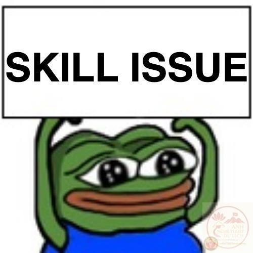 ảnh skill issue meme