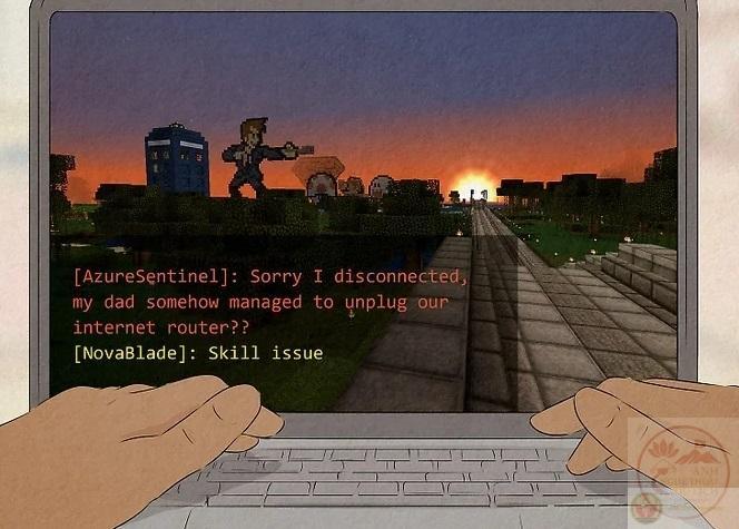 chế skill issue meme