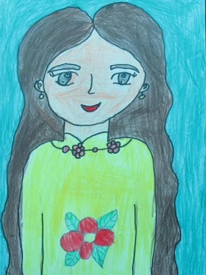 85 bức tranh vẽ cô giáo đẹp, ý nghĩa nhân ngày 20/11 12