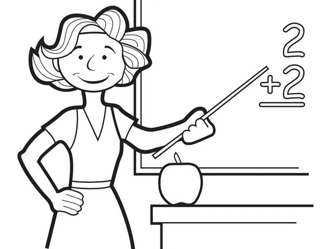 85 bức tranh vẽ cô giáo đẹp, ý nghĩa nhân ngày 20/11 54