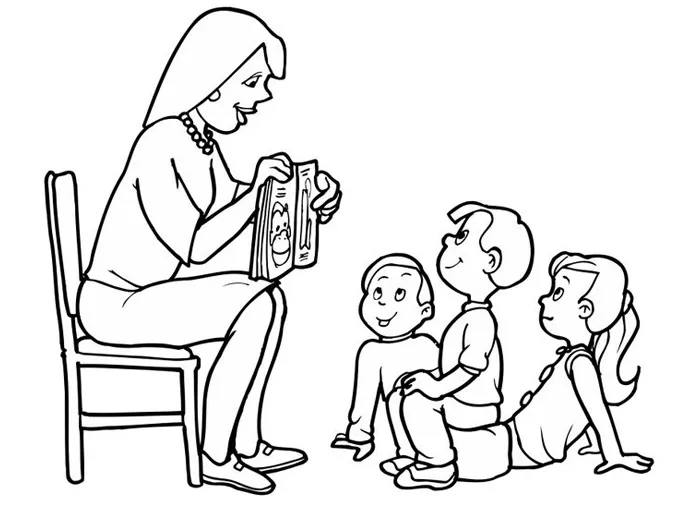 85 bức tranh vẽ cô giáo đẹp, ý nghĩa nhân ngày 20/11 58