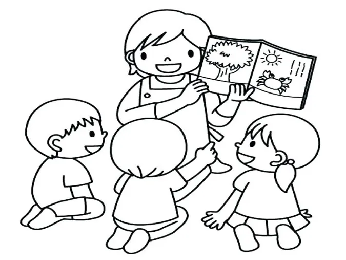 85 bức tranh vẽ cô giáo đẹp, ý nghĩa nhân ngày 20/11 61