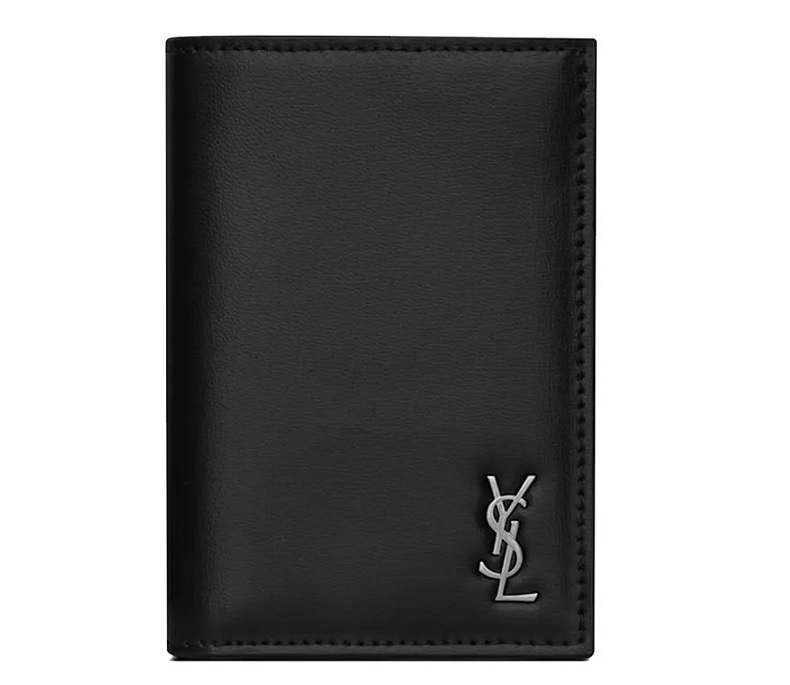 Ví Yves Saint Laurent YSL Tiny Cassandre Credit Card Wallet In Matte Leather