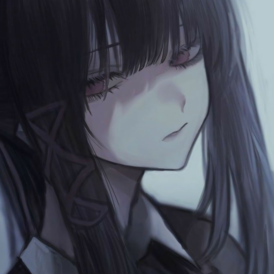 anh anime trang den ngau buon 960px 960px avatar 19