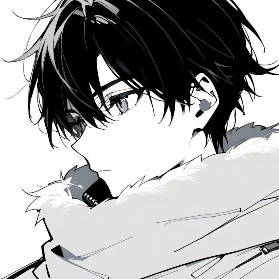 anh anime trang den ngau buon 960px 960px avatar 7