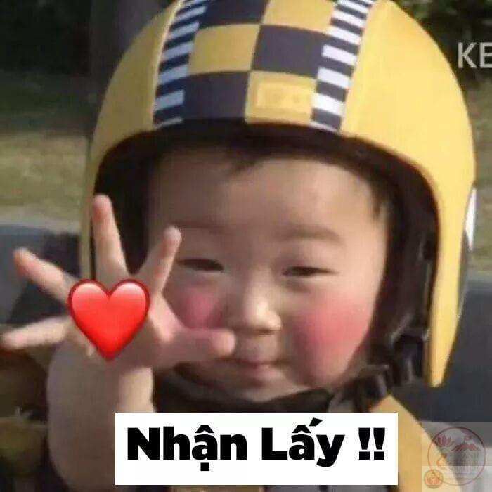 Một hình yêu hài hước được gửi đi thay cho lời nhớ thương thật dễ thương