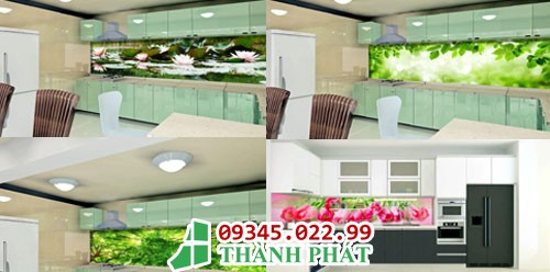 Top 10 mẫu kính màu ốp bếp 3d đẹp năm 2022