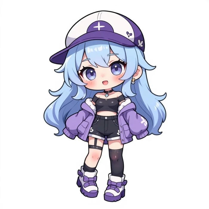 anime chibi nữ ảnh cute art