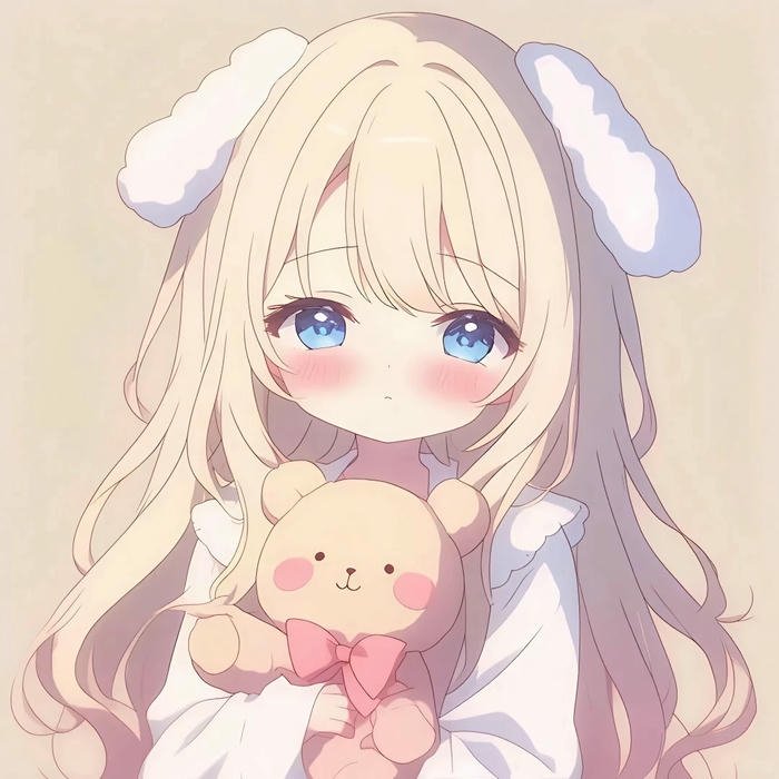 nữ chibi anime ảnh dễ thương xinh