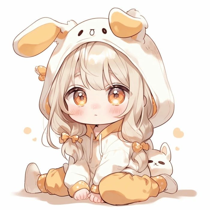 ảnh anime nữ chibi kawaii