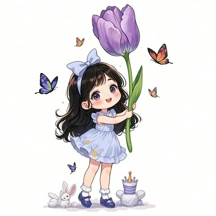 anime chibi nữ ảnh mini