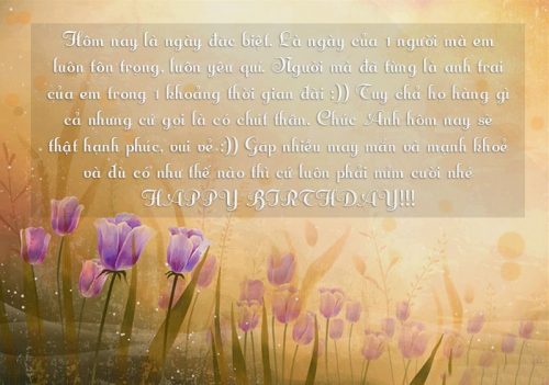 hình ảnh chúc mừng sinh nhật anh trai