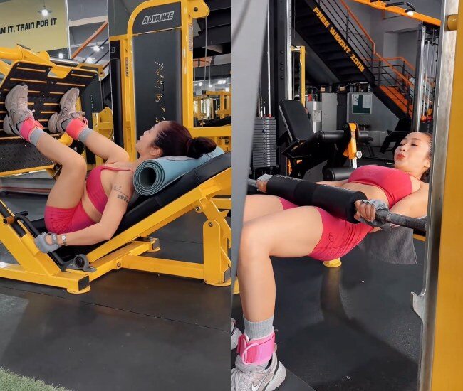 Ốc Thanh Vân mặc đồ bó sát khoe dáng bốc lửa, BTV Đan Lê và Bảo Thy xem ảnh phải thốt lên