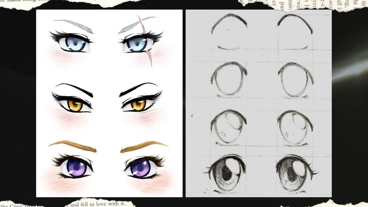 Vẽ mắt anime