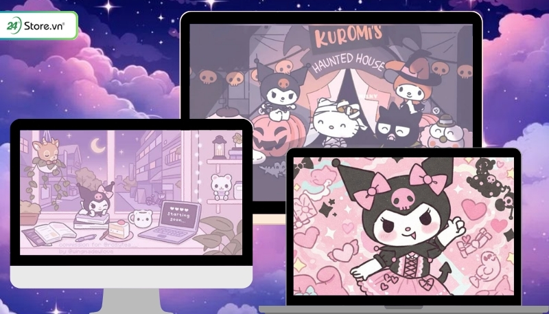 Ảnh nền kuromi điện thoại công chúa