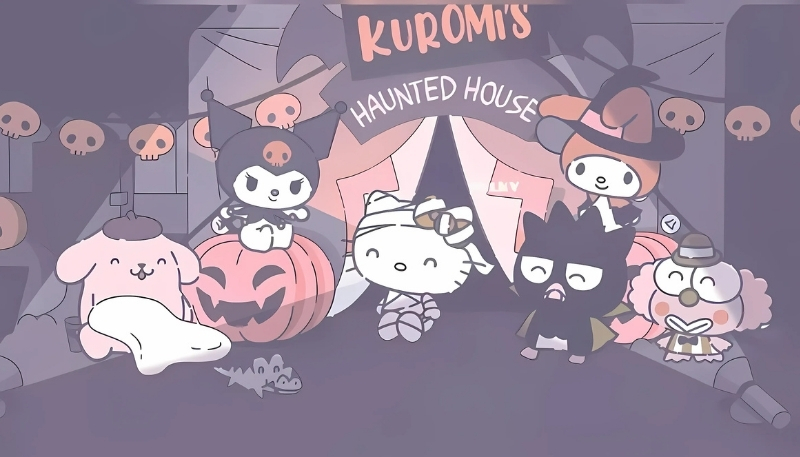 Ảnh nền máy tính kuromi vũ trụ