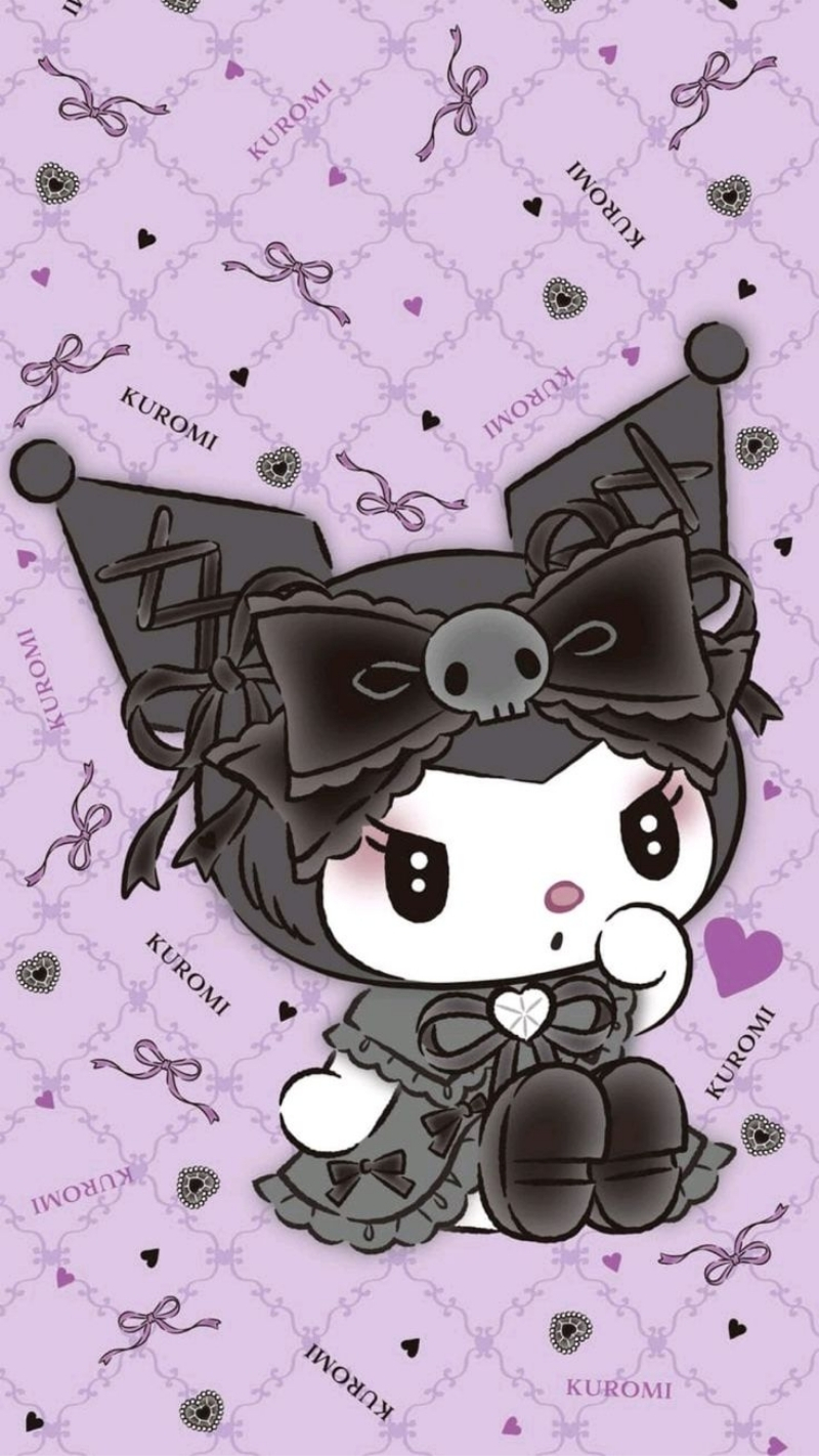Tải ngay hình điện thoại kuromi đẹp